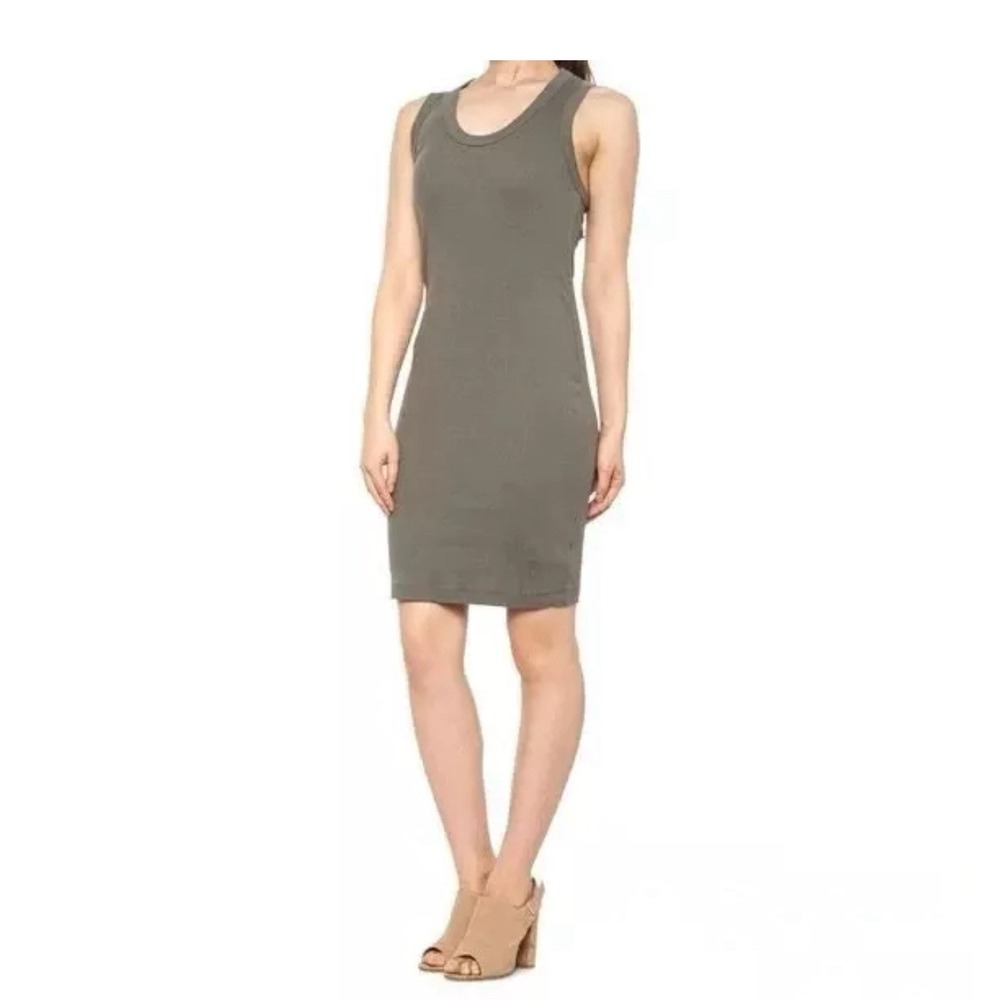 James Perse Ribbed Knit Tank Dress Size 3 MSRP: $155.00 - Picture 1 of 8